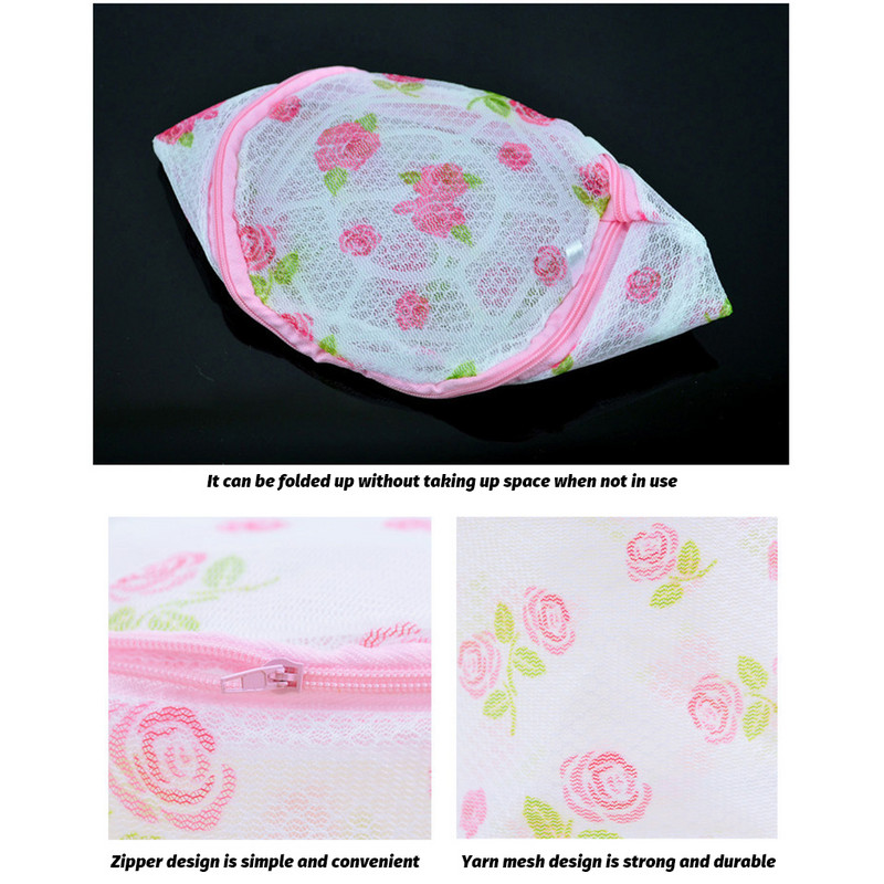 Vrećica za pranje grudnjaka Mrežica za pranje rublja Patent zatvarač Mrežica za donje rublje Kućni držač Sklopiva mašina Donje rublje Posebni dodaci