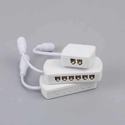 4/6/12 Ports 2510 Hub Splitter Junction Box Connectors Box Distributer Αρσενικό βύσμα Προσαρμογέας φωτός ντουλαπιού LED 2.54 Spacing Indoor