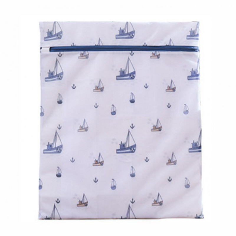 s patentnim zatvaračem Ekološka vreća za pranje Jedinstvena poliesterska izdržljiva vreća za odjeću Debela vreća za rublje za dom 6 stilova Uzorak zadebljan i