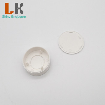 LK-S08 ABS Case Plastic Enclosure Diy Project Box for PCB Small Wire Connector Electronics Στρογγυλό πλαστικό περίβλημα 45x16mm