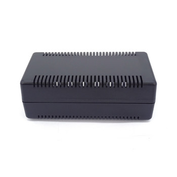 1Pcs 108x56x40mm черна пластмасова кутия за захранване Калъф за корпус Разклонителни кутии за кабели Направи си сам Кутия за кабели