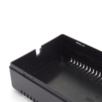 1 τεμ. 108x56x40mm Μαύρο πλαστικό κουτί τροφοδοσίας περίβλημα Θήκη Wire Junction Boxes DIY Wire Box