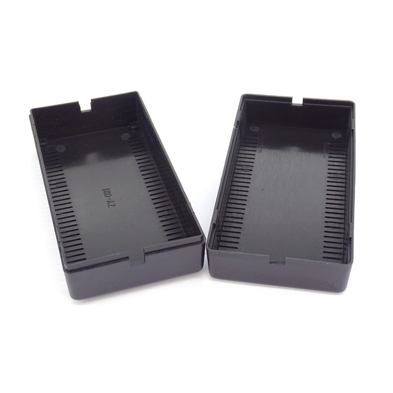 1Pcs 108x56x40mm crna plastična kutija za napajanje Kućište kućište Razvodne kutije za žice DIY kutija za žice