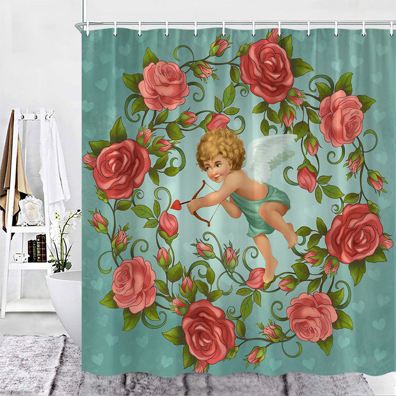 Retroplakat Dušikardin Vana ajaleht Autoparandus Toit Roosid Lilled Kangas Vannitoakaunistus Vannitoatarvikud Kardinad