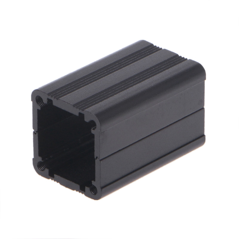 Novo DIY ekstrudirano elektroničko kućište aluminijskog kućišta, crno 40x25x25 mm