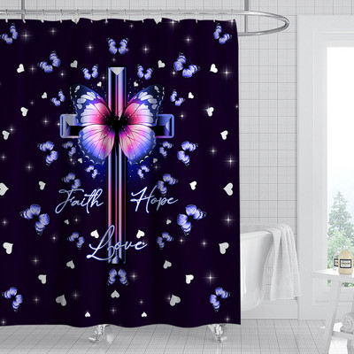 Retro mākslas ziedu dušas aizkari Psihedēlisks sēņu augu lapas audums ūdensizturīgs poliestera vannas aizkars vannas istabas aksesuāri