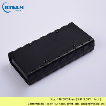 Кутия за кабелна връзка Говорителна кутия Направи си сам електроника Пластмасов проектен корпус ABS пластмаса PCB Настолна съединителна кутия 139*68*28mm