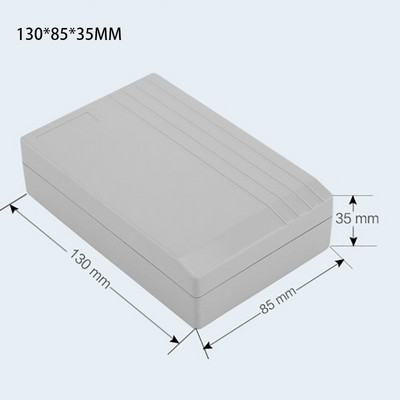 120*80*40MM Project Box uzglabāšanas futrālis Līmes kastes korpusa barošanas avota moduļa sadales korpuss ar skrūvēm