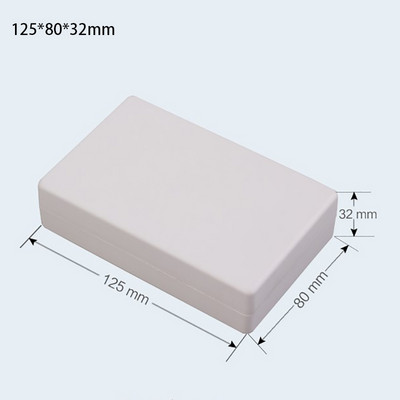 120*80*40MM Project Box uzglabāšanas futrālis Līmes kastes korpusa barošanas avota moduļa sadales korpuss ar skrūvēm
