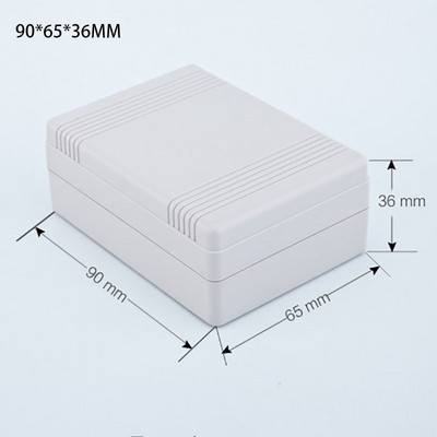 120*80*40MM Project Box uzglabāšanas futrālis Līmes kastes korpusa barošanas avota moduļa sadales korpuss ar skrūvēm
