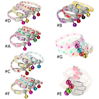 Λαμπερά κολάρα για κατοικίδια με καμπάνες που λάμπουν τη νύχτα Κολιέ σκύλοι γάτες Ελαφρύ φωτεινό δαχτυλίδι λαιμού Αξεσουάρ Drop Shipping