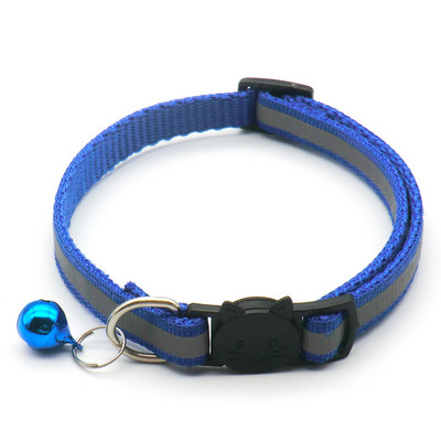 Mājdzīvnieku kaklasiksnas ar zvaniņiem Jauka kaklasiksna kaķu suņu kakla siksnām Regulējamas atstarojošas āra mazas suņu kaklasiksnas mājdzīvnieku piederumi