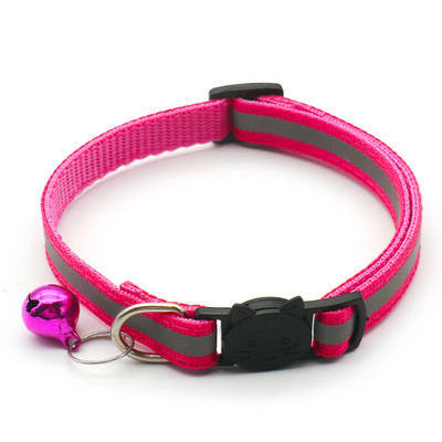 Mājdzīvnieku kaklasiksnas ar zvaniņiem Jauka kaklasiksna kaķu suņu kakla siksnām Regulējamas atstarojošas āra mazas suņu kaklasiksnas mājdzīvnieku piederumi