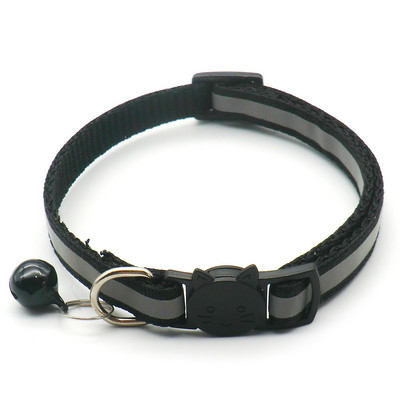 Mājdzīvnieku kaklasiksnas ar zvaniņiem Jauka kaklasiksna kaķu suņu kakla siksnām Regulējamas atstarojošas āra mazas suņu kaklasiksnas mājdzīvnieku piederumi