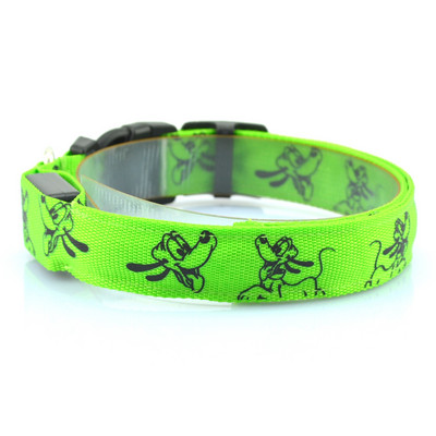 Najlonska LED svjetleća ogrlica za pse, noćna sigurnosna mačka, svjetleći, tamni, električni lanac za glavu za kućne ljubimce za malu srednju čivavu mopsa