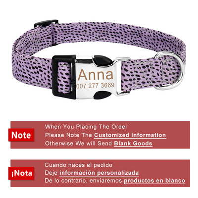 Pielāgota suņu kakla siksna DIY Nosaukums Mājdzīvnieku kaklasiksna ar iegravētu ID zīmi Nosaukuma plāksnīte maziem vidēji lieliem suņiem Pitbull Mopsis