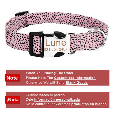 Pielāgota suņu kakla siksna DIY Nosaukums Mājdzīvnieku kaklasiksna ar iegravētu ID zīmi Nosaukuma plāksnīte maziem vidēji lieliem suņiem Pitbull Mopsis