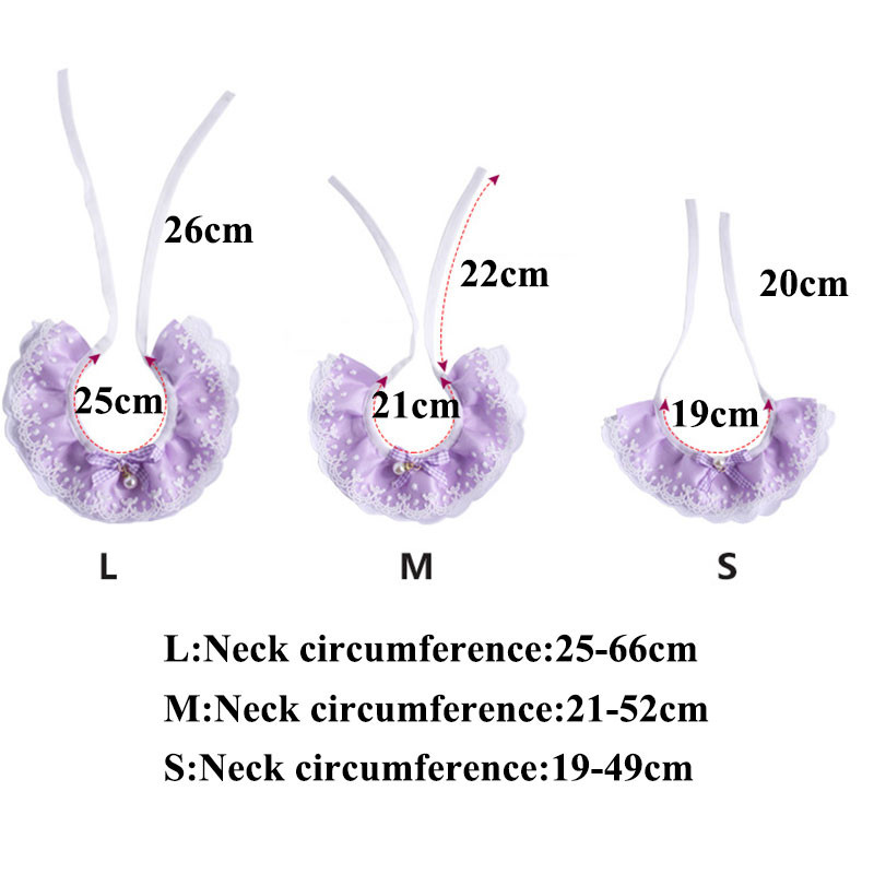 Modes Bowknot mājdzīvnieku apkakles jauka mežģīņu sieta izšuvums mājdzīvnieka krūšu audums Jauka suņa kaķa kaklarota kakla siksna mazam vidējam sunim