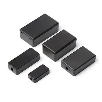 ABS Plastic Electronic Project Box θήκη οργάνων αδιάβροχο κάλυμμα Project Black Enclosure Boxes Πρακτικά εργαλεία μέτρησης