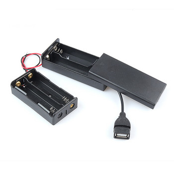 LOT 18650 държач на кутия за батерии 2/3/4 литиева батерия серия и паралел с линеен USB захранващ интерфейс захранваща банка DC без заваряване