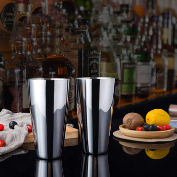 2 τεμ/Σετ Boston Shaker 750/600/450ml Ανοξείδωτο ατσάλι Cocktail Tool Bar Accessories Bartender clitoria sucker