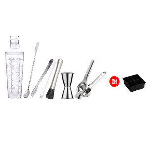 Arvuti läbipaistev sheiker Bostoni šeiker Graduated Cocktail Shake Klaas Baarmeni komplekt Baari tarvikud Alkoholi jaoturi baari tööriistad