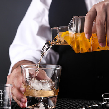 Υπολογιστής Διαφανές σέικερ Boston Shaker Graduated Cocktail Shake Glass Bartender Kit Bar Αξεσουάρ Alcohol Dispenser Bar Tools