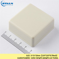 Mala plastična električna kutija diy instrument kućište abs plastična razvodna kutija IP54 plastična kutija za elektroničku projektnu kutiju 51*51*20mm