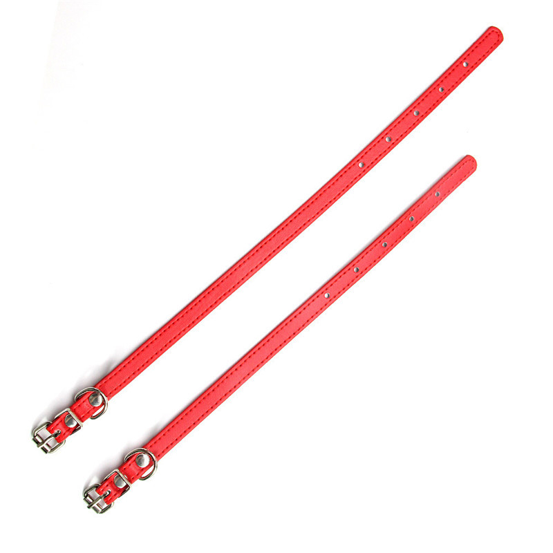 3 kom./Parta Mekana PU kožna ogrlica za mačke Jednobojna ogrlica za štene Ogrlica za mačku Dodaci za mačiće Oprema za kućne ljubimce Chihuahua XS/S/M