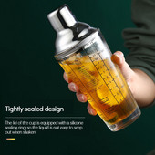 Xeoleo sveķu kokteiļa krūze Vīns Martini Bostonas kokteiļa krūze kokteiļa krūze piena tējas kokteiļa krūze Rokas kratītājs ar skalu kratītāju Piena tēja