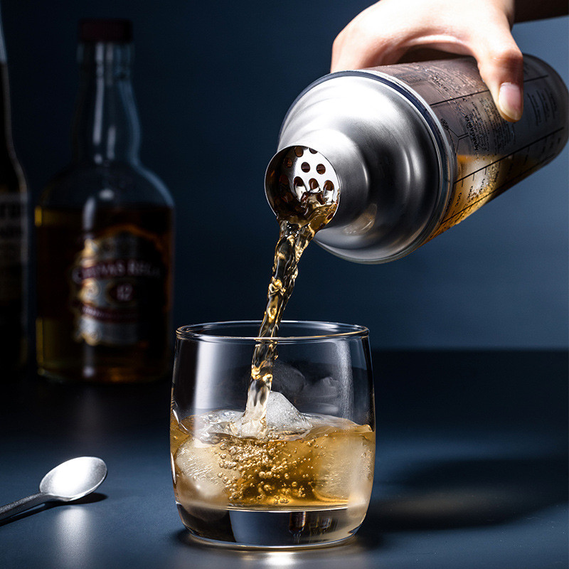 Xeoleo sveķu kokteiļa krūze Vīns Martini Bostonas kokteiļa krūze kokteiļa krūze piena tējas kokteiļa krūze Rokas kratītājs ar skalu kratītāju Piena tēja