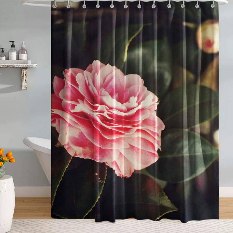 Prirodni krajolici Kupaonska zavjesa s kukama Zavjese s uzorkom zelenih biljaka za spavaću sobu Pokrivač za kupanje Pregrada za WC