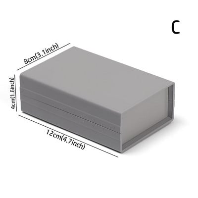 Visokokvalitetna DIY ABS plastika Kutije za kućišta u 9 veličina Vodootporni poklopac Kutija za projektne instrumente Elektronička projektna kutija