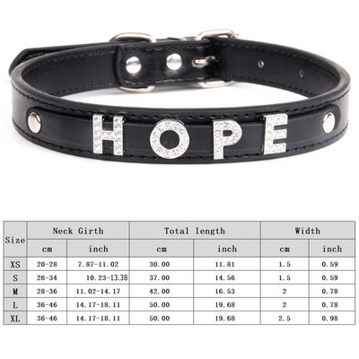 Personalizirana ogrlica za pse Bling Rhinestone DIY imena Puppy Cat Kožne ogrlice Mali veliki psi Ogrlica Besplatno ime Dodaci za kućne ljubimce