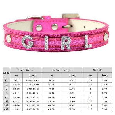 Personalizirana ogrlica za pse Bling Rhinestone DIY imena Puppy Cat Kožne ogrlice Mali veliki psi Ogrlica Besplatno ime Dodaci za kućne ljubimce