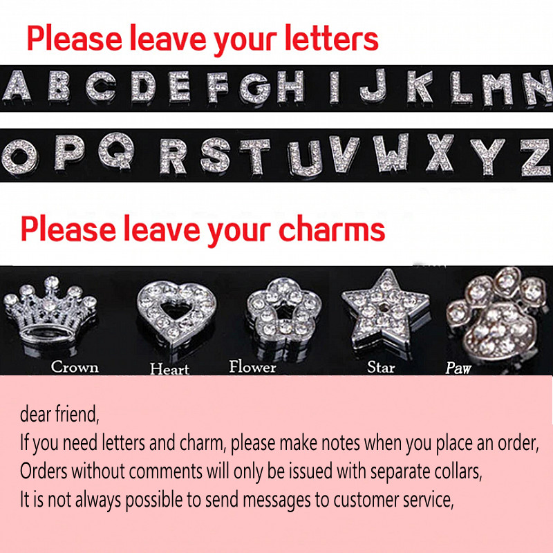 Personalizirana ogrlica za pse Bling Rhinestone DIY imena Puppy Cat Kožne ogrlice Mali veliki psi Ogrlica Besplatno ime Dodaci za kućne ljubimce