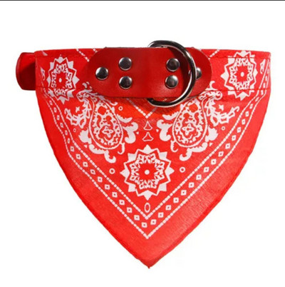 Podesive ogrlice za pse Puppy Bandana za male pse Slinavi ručnik Vanjska ogrlica za mačke Print Bibs Šal Puppy Ovratnik Maravica