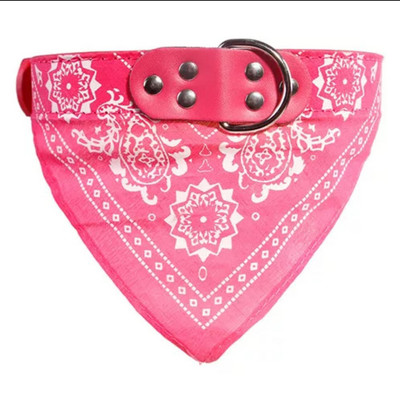 Podesive ogrlice za pse Puppy Bandana za male pse Slinavi ručnik Vanjska ogrlica za mačke Print Bibs Šal Puppy Ovratnik Maravica
