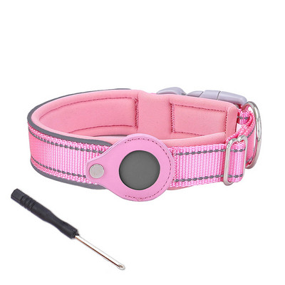 Κολάρο Εκπαίδευσης Oositioning Σκύλων Προμήθειες Airtag Tracker Προστατευτικό μανίκι Γιακά Σκύλου Γιακά Παρακολούθησης Νάιλον Κολάρο για κατοικίδια