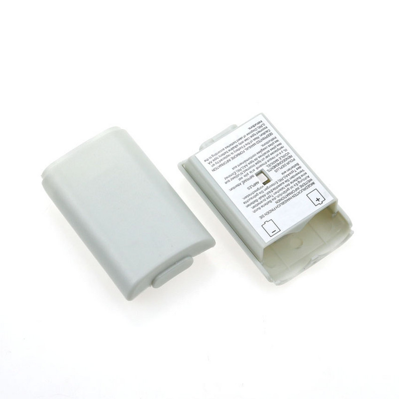 YuXi 1PCS melnbalts akumulatora korpusa vāciņa apvalks Xbox 360/xbox360 bezvadu kontrollera uzlādējams akumulators