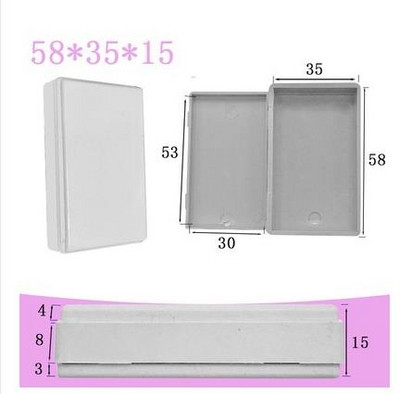 Plastmasas ABS sadales kārbas skrūvējamais kabelis Pielāgots ūdensizturīgs sadales kārbas Ip66 āra elektriskās sadales kārbas korpuss