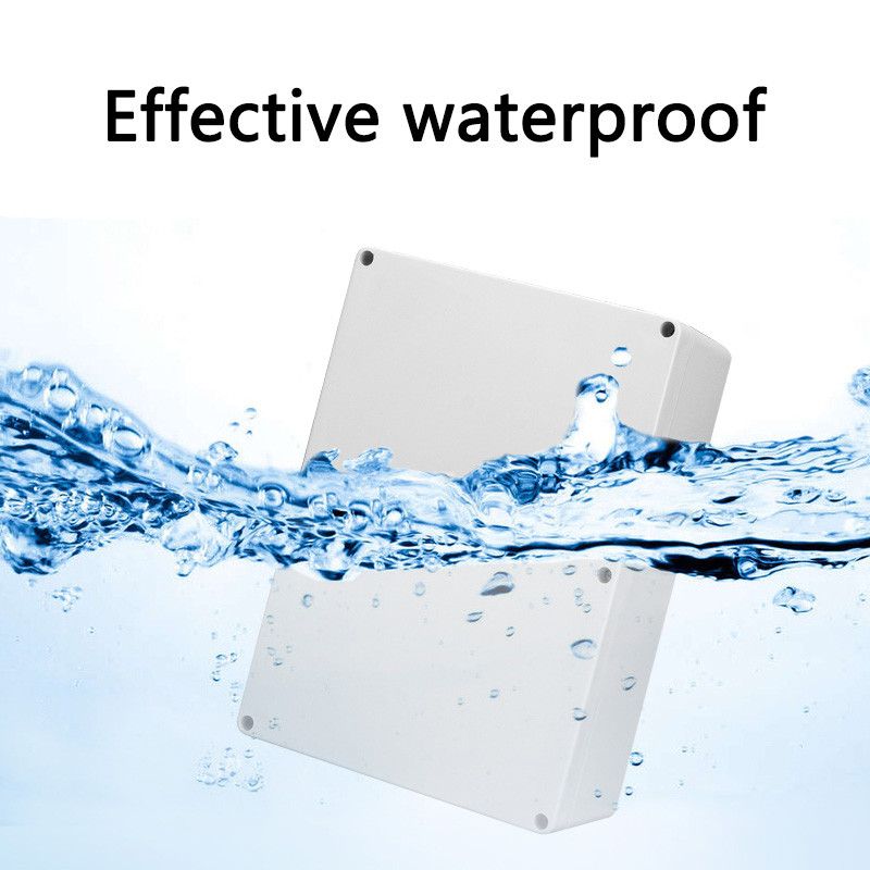 Plastmasas ABS sadales kārbas skrūvējamais kabelis Pielāgots ūdensizturīgs sadales kārbas Ip66 āra elektriskās sadales kārbas korpuss