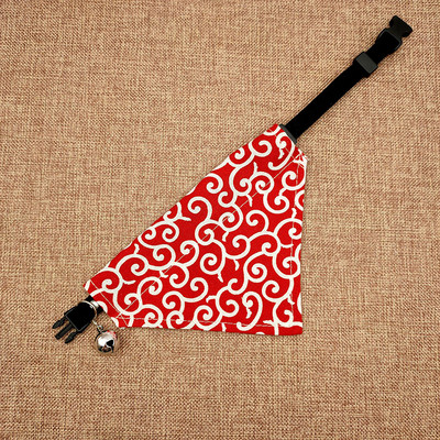 Originalni kućni ljubimac Bandana za pse Tang s otisnutim koncem Puppy Bib Leptir mašna Dodaci za ovratnik za zabave Kitten Grooming Marama Shiba Inu Ogrlica