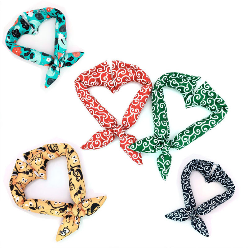 Originalni kućni ljubimac Bandana za pse Tang s otisnutim koncem Puppy Bib Leptir mašna Dodaci za ovratnik za zabave Kitten Grooming Marama Shiba Inu Ogrlica