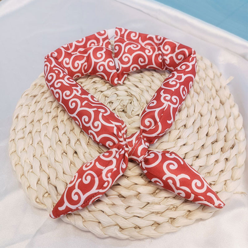 Originalni kućni ljubimac Bandana za pse Tang s otisnutim koncem Puppy Bib Leptir mašna Dodaci za ovratnik za zabave Kitten Grooming Marama Shiba Inu Ogrlica