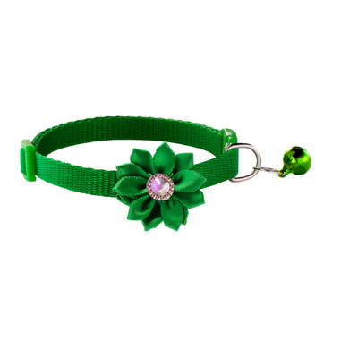 Animal de companie Guler pentru câini Clopoțel Personalizat Ajustabil Panglică de nailon Flori minunate Pisici Colier Câini Accesorii Articole pentru animale de companie Purtare ușor