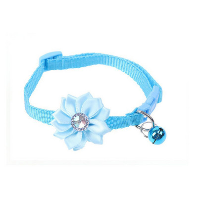 Animal de companie Guler pentru câini Clopoțel Personalizat Ajustabil Panglică de nailon Flori minunate Pisici Colier Câini Accesorii Articole pentru animale de companie Purtare ușor