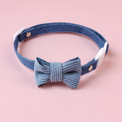 4 boje Baršunasta mačja mašna ogrlica Sigurnosna kopča Ljubimac Pas Štene Ogrlica Leptir kravata Topla mekana mačića Prilagodljive tihe ogrlice Dobavljač