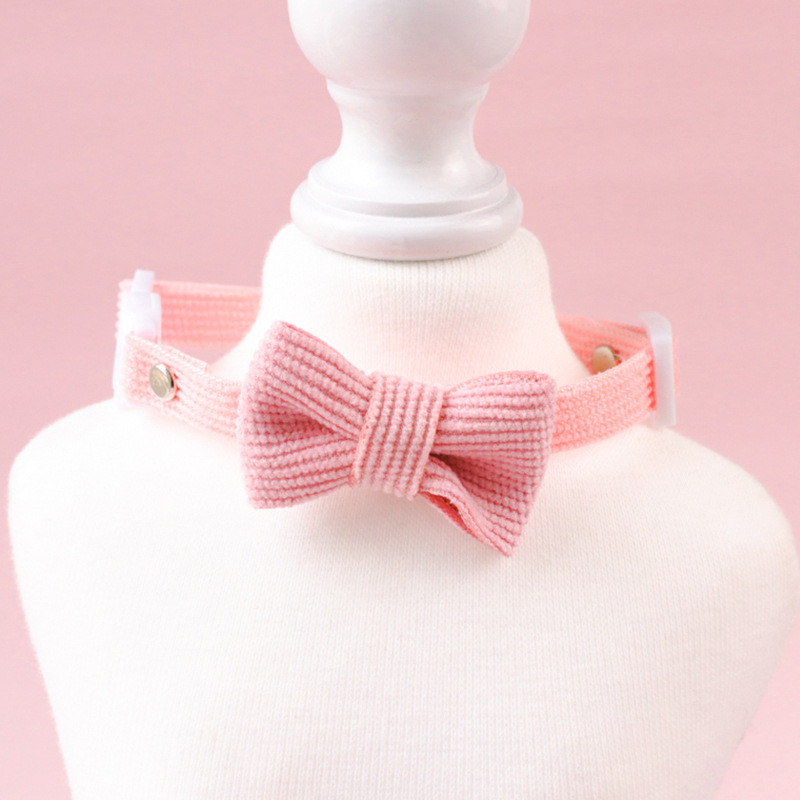 4 boje Baršunasta mačja mašna ogrlica Sigurnosna kopča Ljubimac Pas Štene Ogrlica Leptir kravata Topla mekana mačića Prilagodljive tihe ogrlice Dobavljač