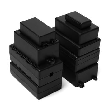 1 τεμ. Αδιάβροχο ABS Plastic Project Box Θήκη αποθήκευσης Περίβλημα θήκης οργάνων Κουτιά Ηλεκτρονικά προμήθειες Μαύρο Λευκό